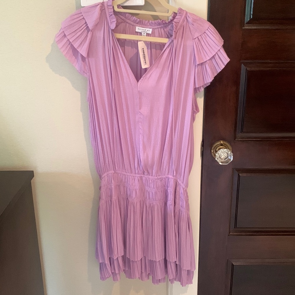 Current air Los Angeles mini Zoey dress with flutter sleeves